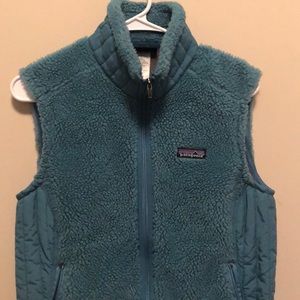 Patagonia Retro-X Fleece Vest - Sz MED - TURQUOISE